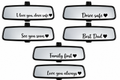 Car Mirror Decal