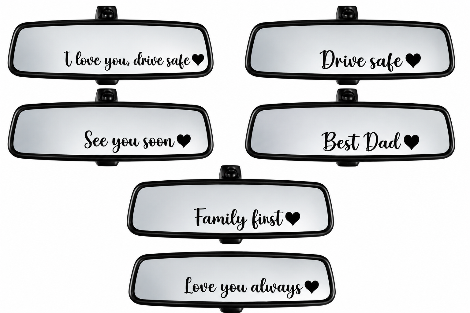 Car Mirror Decal